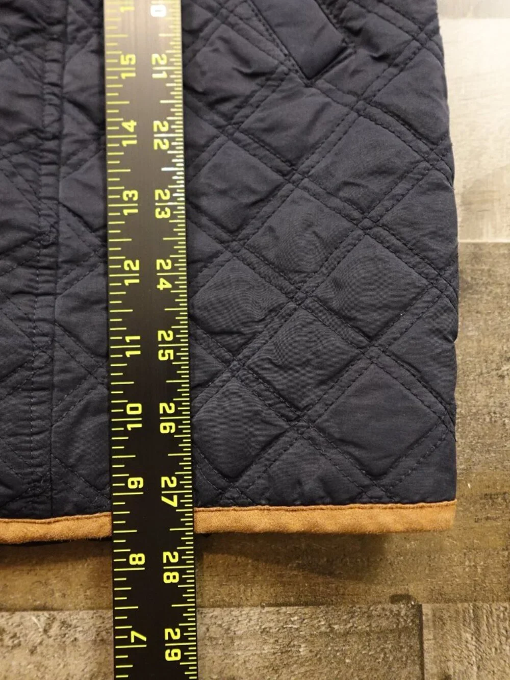 Orvis Quilted Hooded Jacket Women’s Large Navy Insulated Outdoor - Picture 5 of 13